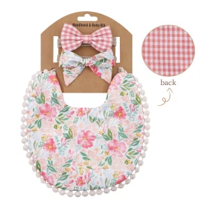 Floral Baby Bibs Set